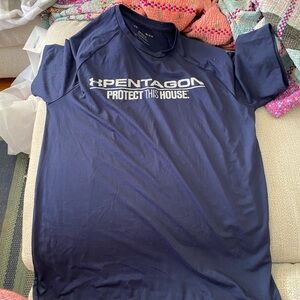 Under Armour Pentagon Dark Blue Short Sleeve Tee